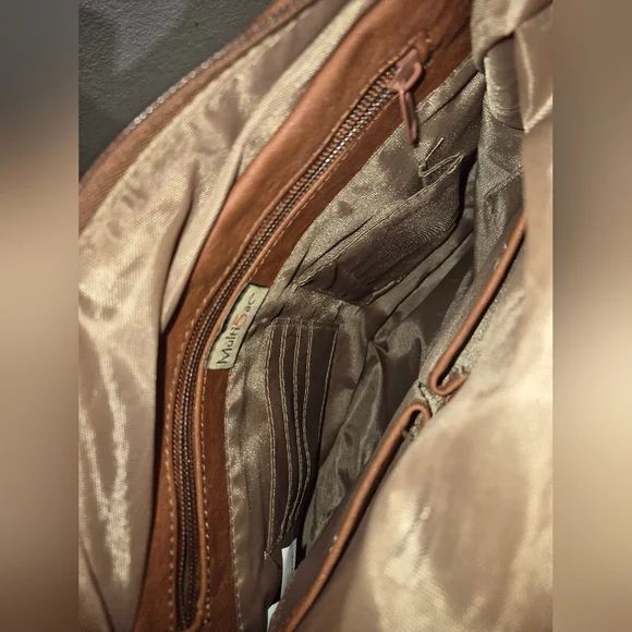 MultiSak Jones FAUX Leather Crossbody Purse - Picture 9 of 11